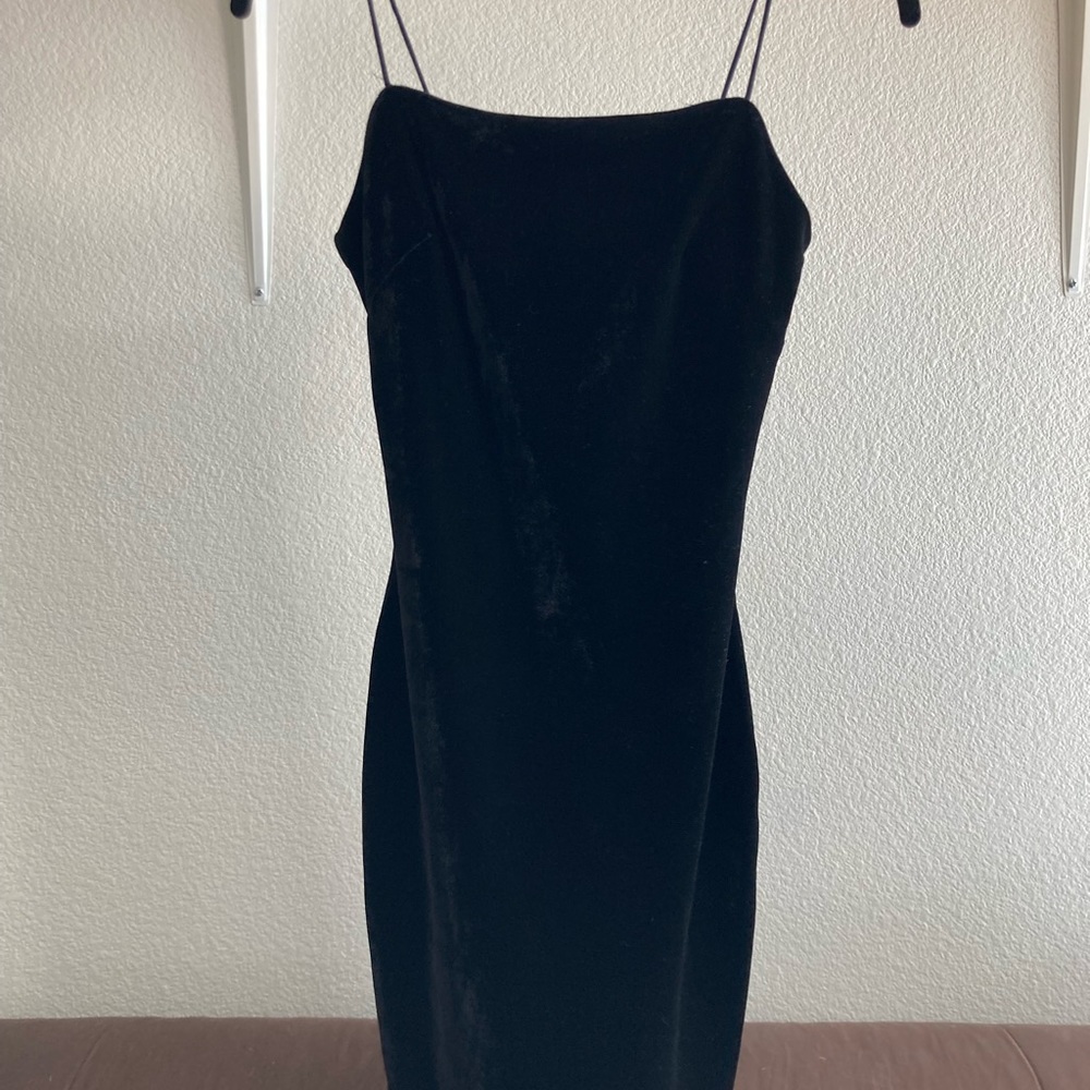 Velvet mini dress